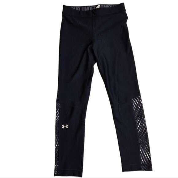 Under Armour black crop midrise heat gear compression legging XS - Picture 1 of 8